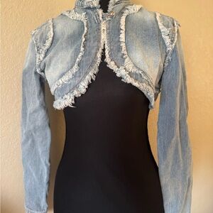 Fashion Nova Light Blue Denim Jacket
